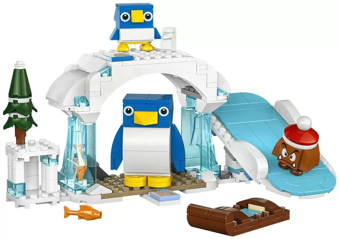 Конструктор LEGO Super Mario Снежные приключения семьи пингвинов
