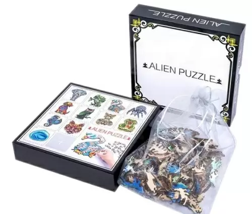 Пазл фигурный ALIEN PUZZLE Слон дерево кор