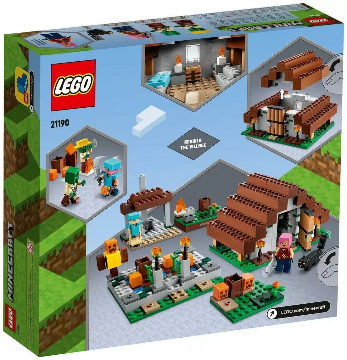 Конструктор LEGO Minecraft Заброшенная деревня