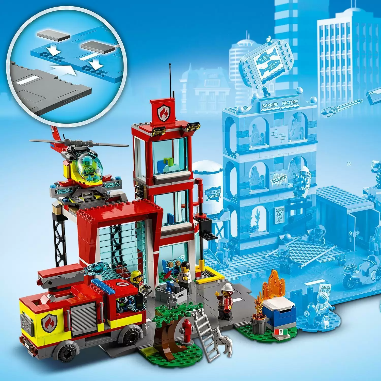 Конструктор LEGO City Пожарная часть кор