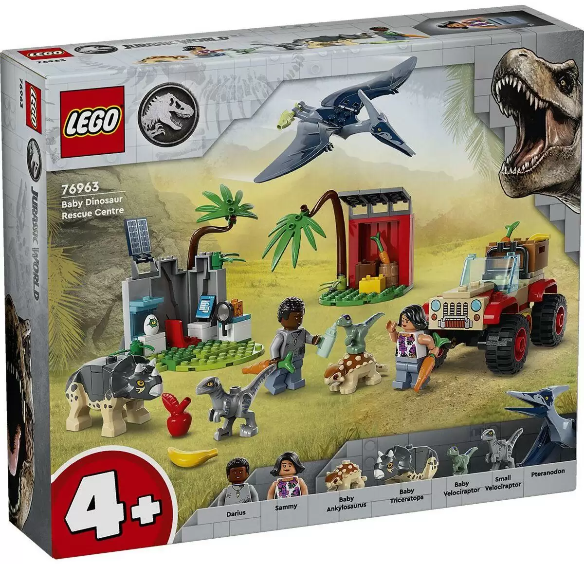 Конструктор LEGO Jurassic World Центр спасения детенышей динозавров