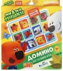 Игра настольная МиМиМишки домино+пазл 18эл