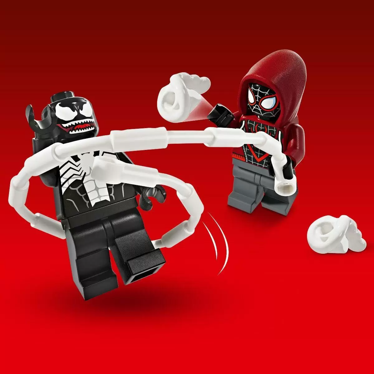 Конструктор LEGO Marvel Механическая броня Венома против Майлза Моралеса