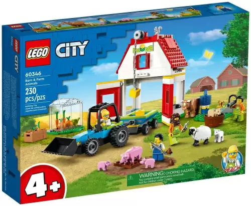 Конструктор LEGO City Ферма и амбар с животными кор