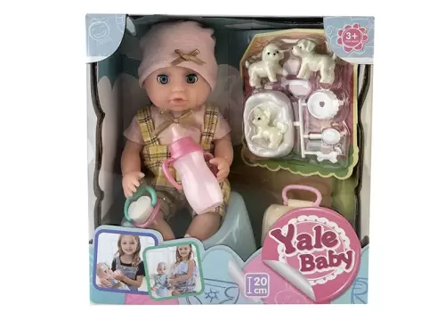 Кукла Пупс Yale Baby 20см с акс кор