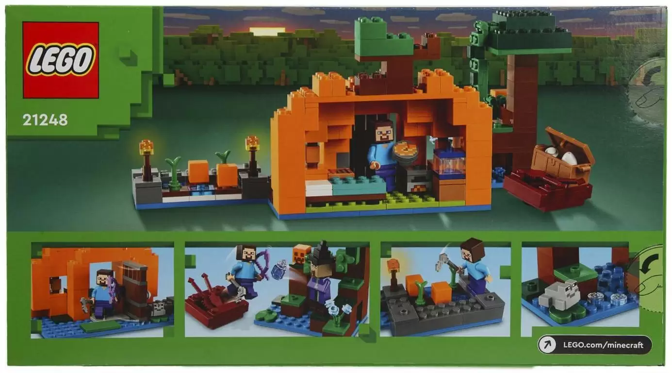 Конструктор LEGO Minecraft Тыквенная ферма 257 дет кор