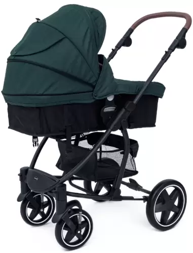 Коляска детская Tomix Emily 2022 2в1 dark green+black зеленый