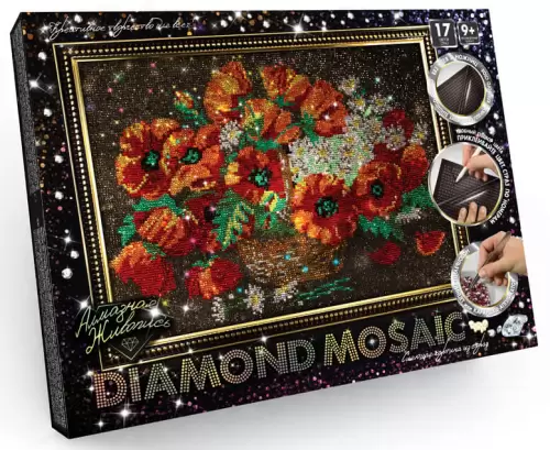 Алмазная мозаика "Diamond Mosaic "Маки" малый  (Данко Тойз)