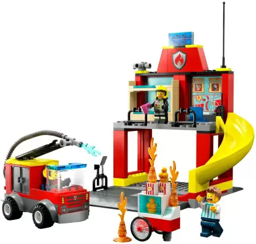 Конструктор LEGO City Пожарная часть и пожарная машина