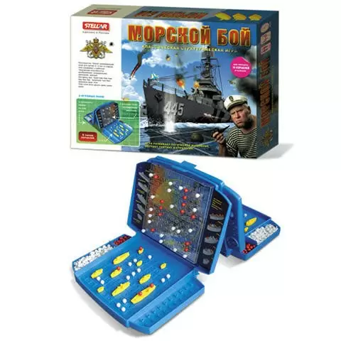 Игра настольная Морской бой Стеллар