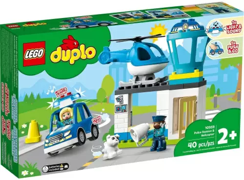 Конструктор LEGO duplo Полицейский участок и вертолет