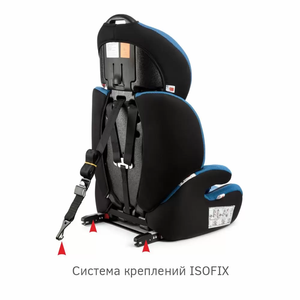 Автокресло Siger Art Стар ISOFIX 9-36кг группа 1/2/3 синий