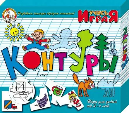 Игра обучающая Учись играя Контуры Т-Ц