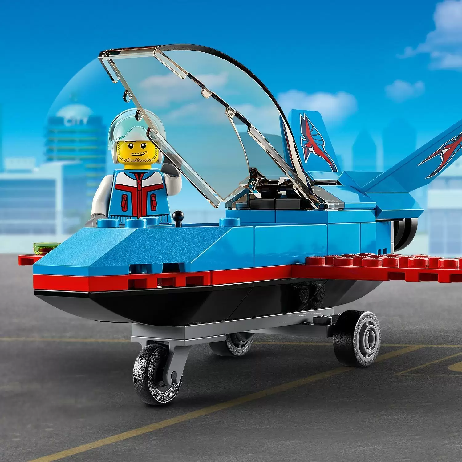 Конструктор LEGO City Трюковый самолет кор