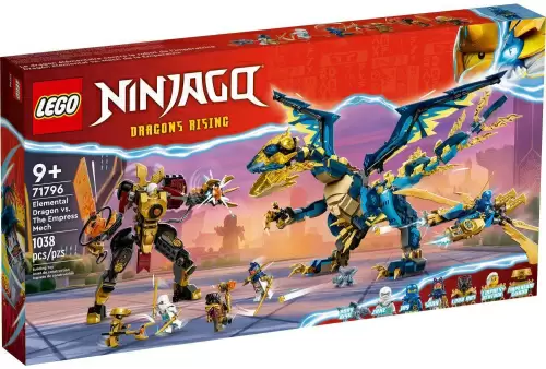 Конструктор LEGO Ninjaga Стихийный Дракон против Робота-императрицы