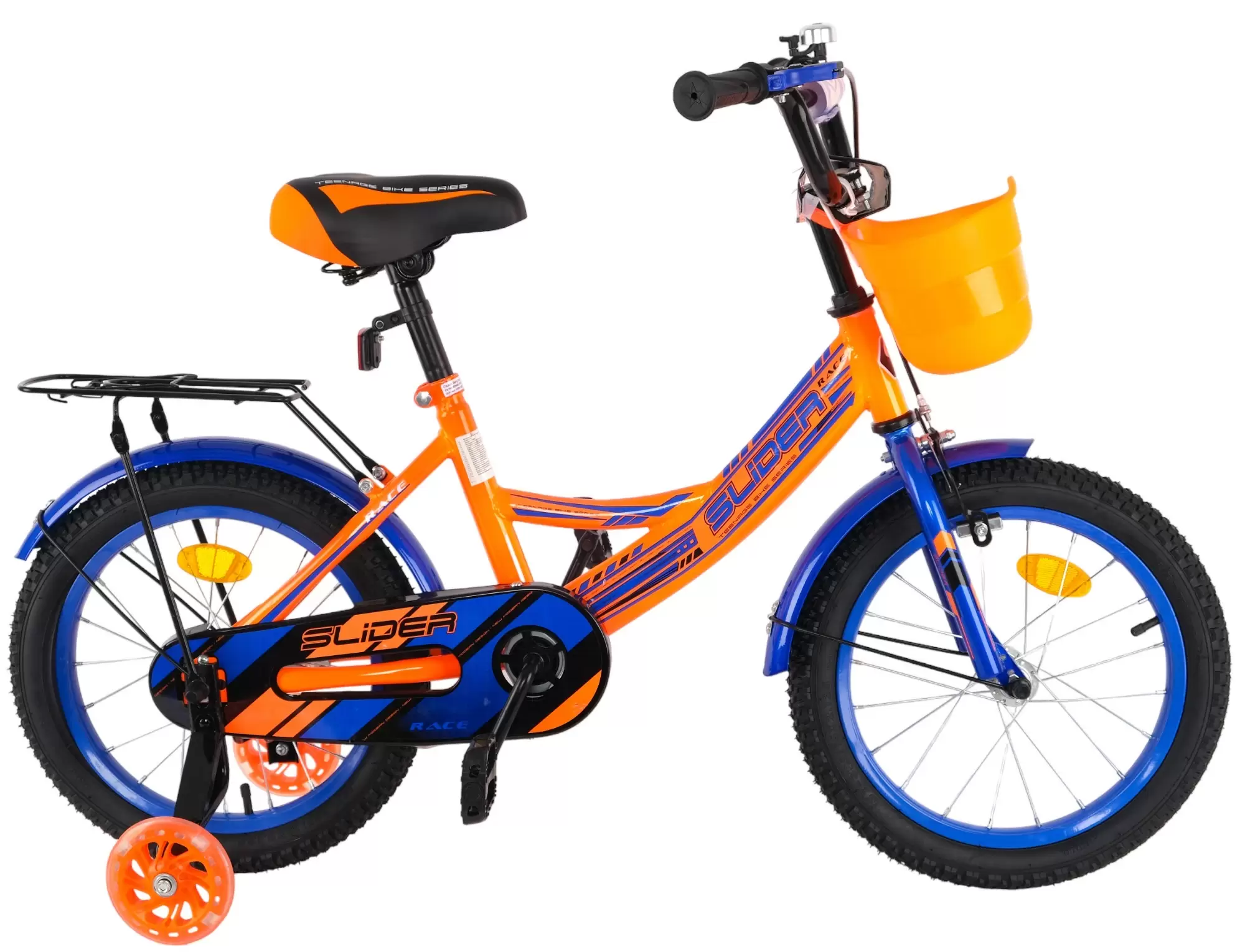 Велосипед Slider 16 дюймов оранжевый (5 - 6 лет)