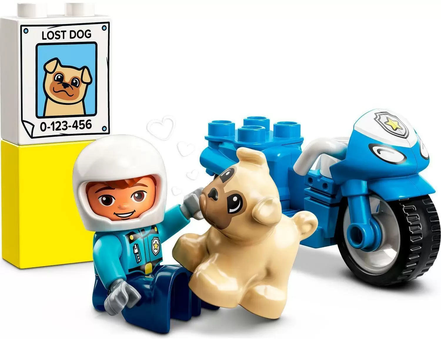 Конструктор LEGO duplo Полицейский мотоцикл кор