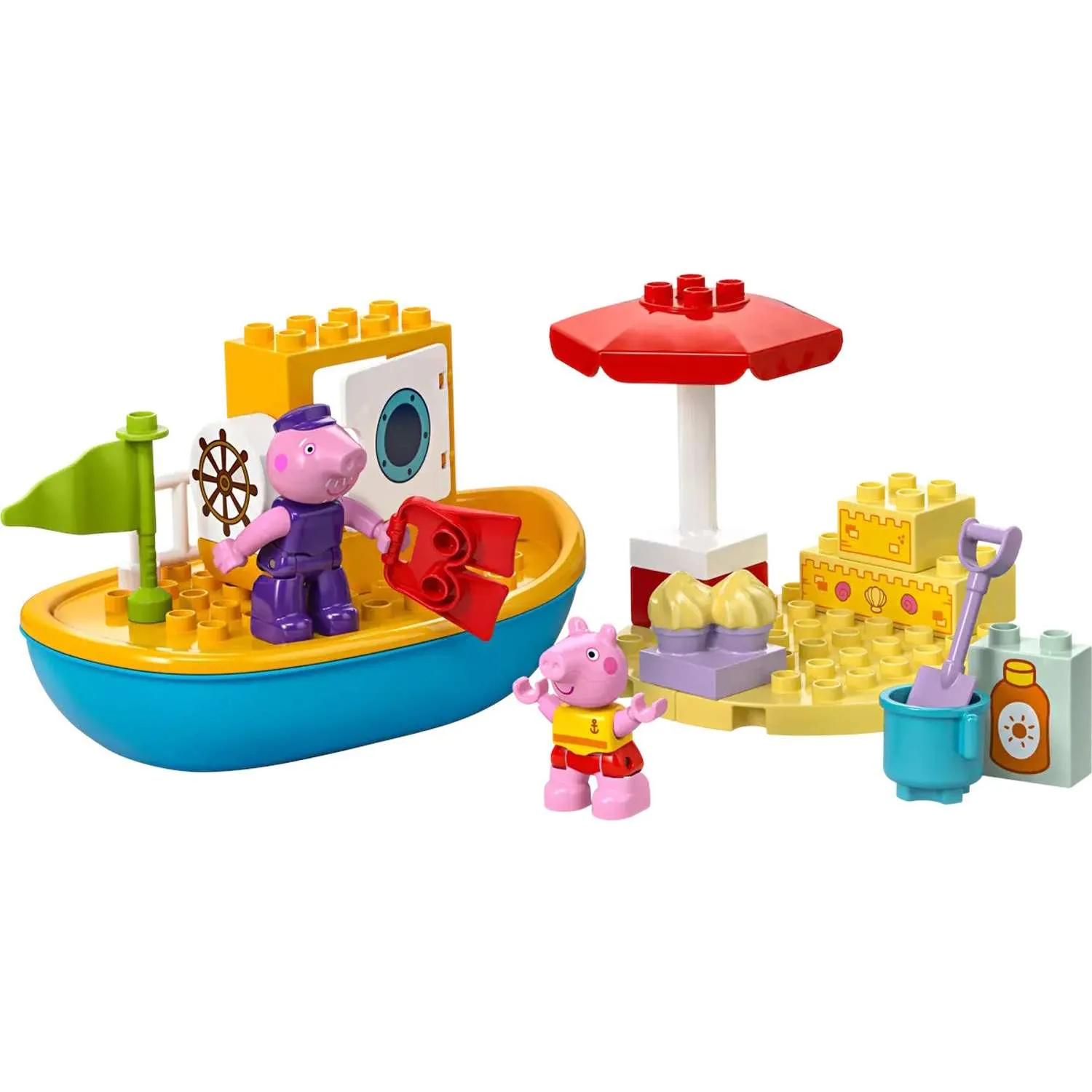 Конструктор LEGO Duplo Путешествие на лодке со Свинкой Пеппой