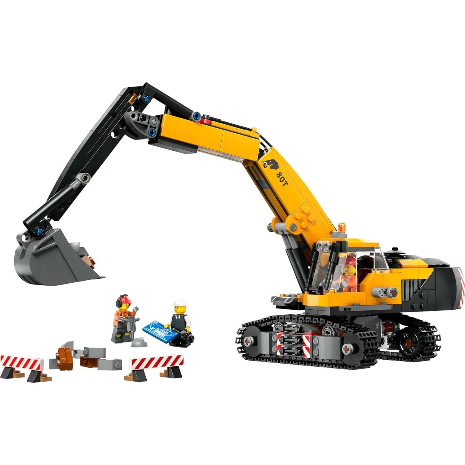 Конструктор LEGO City Желтый строительный экскаватор