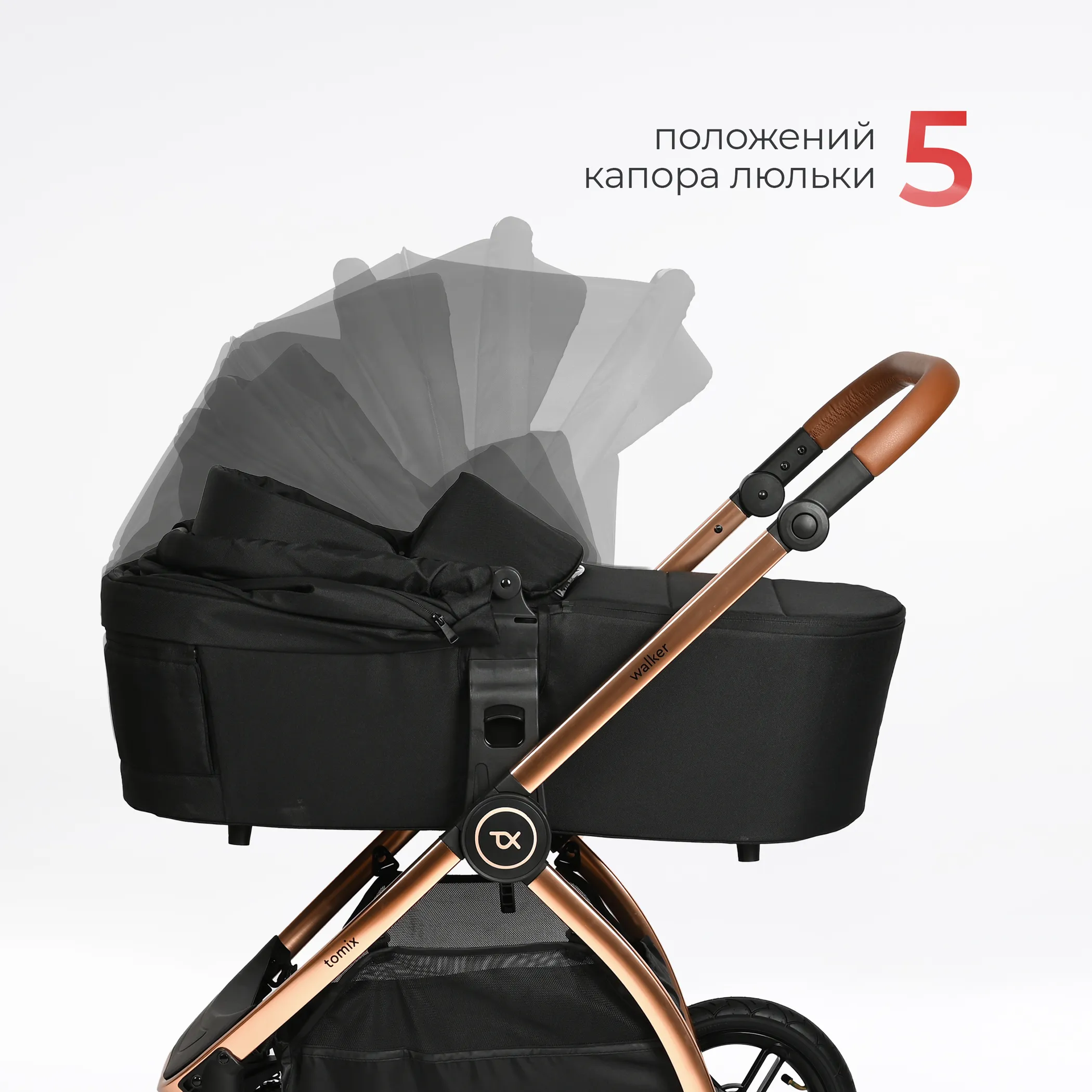 Коляска 3 в 1 Tomix Walker lux