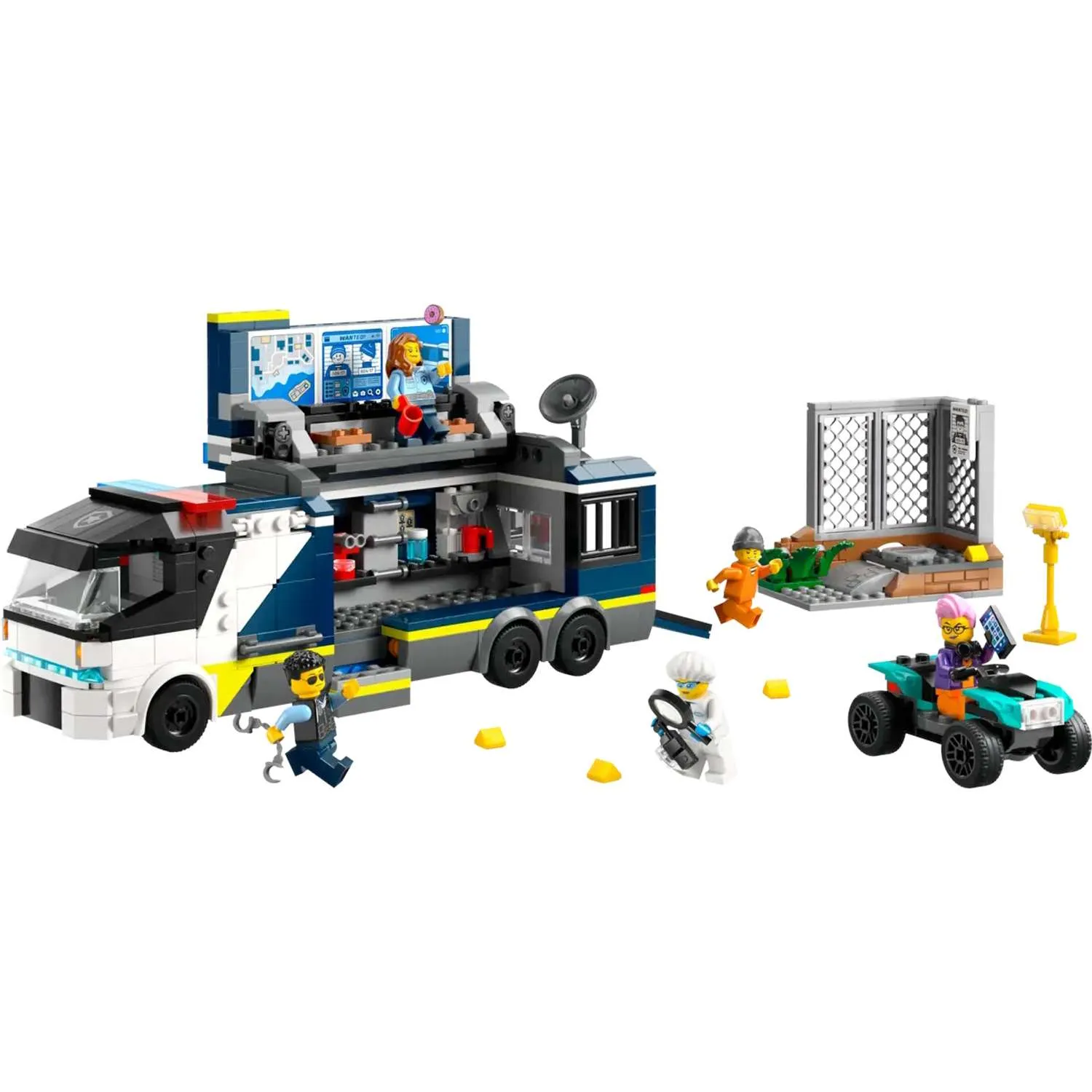 Конструктор LEGO City Полицейская мобильная криминалистическая лаборатория