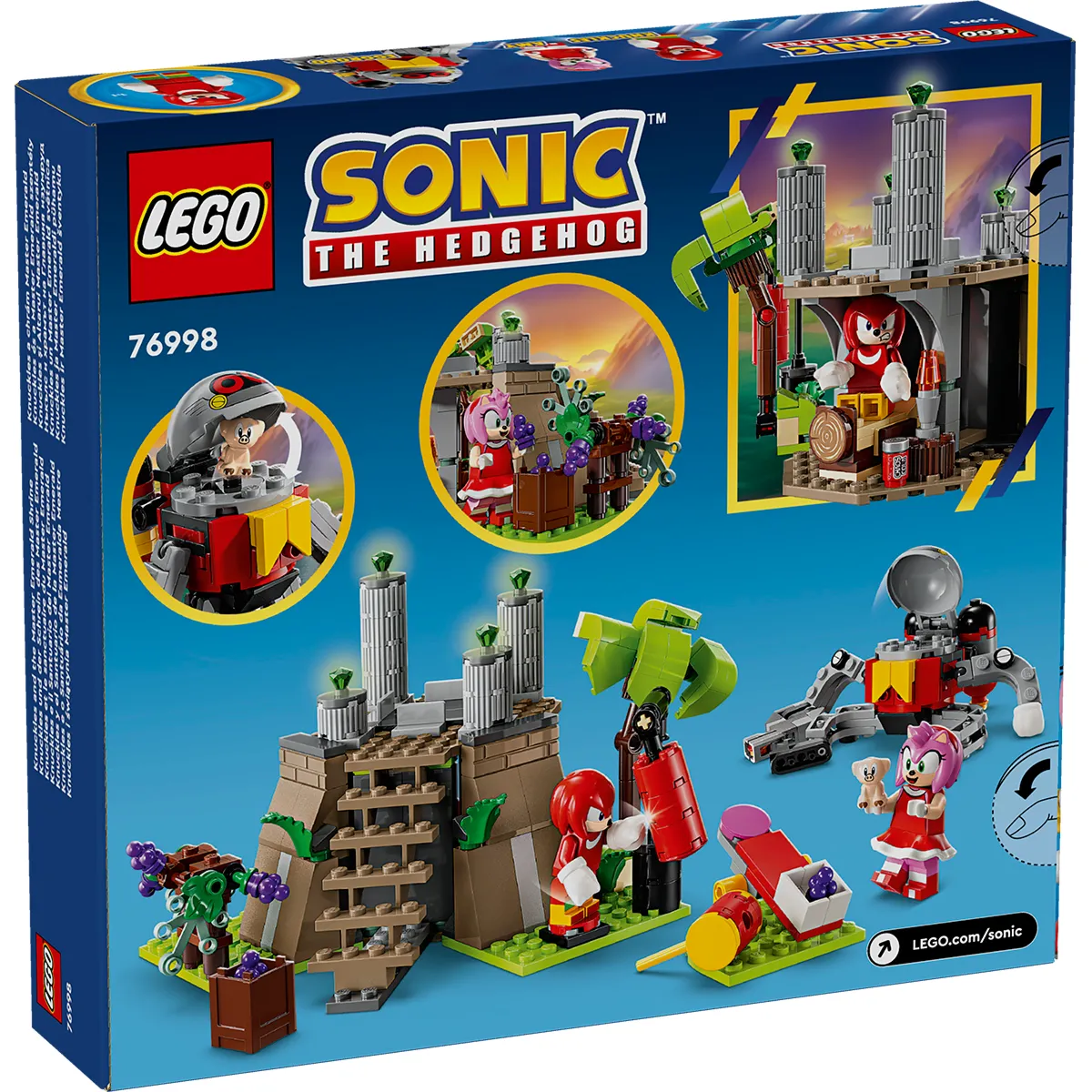 Конструктор LEGO Sonic Наклз и Главный изумрудный храм