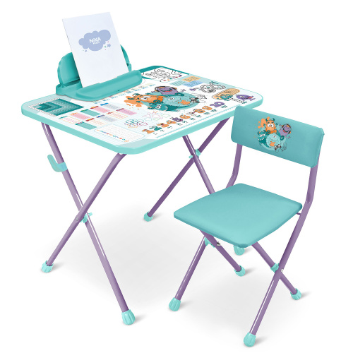 Детский комплект мебели NiKA Математика с монстриками