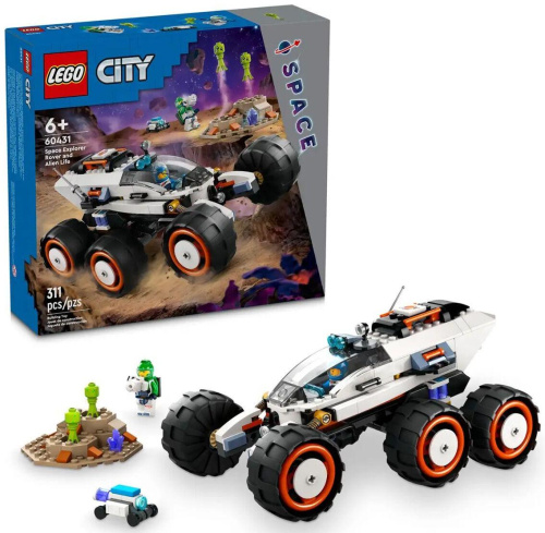 Конструктор LEGO City Марсоход и инопланетная жизнь