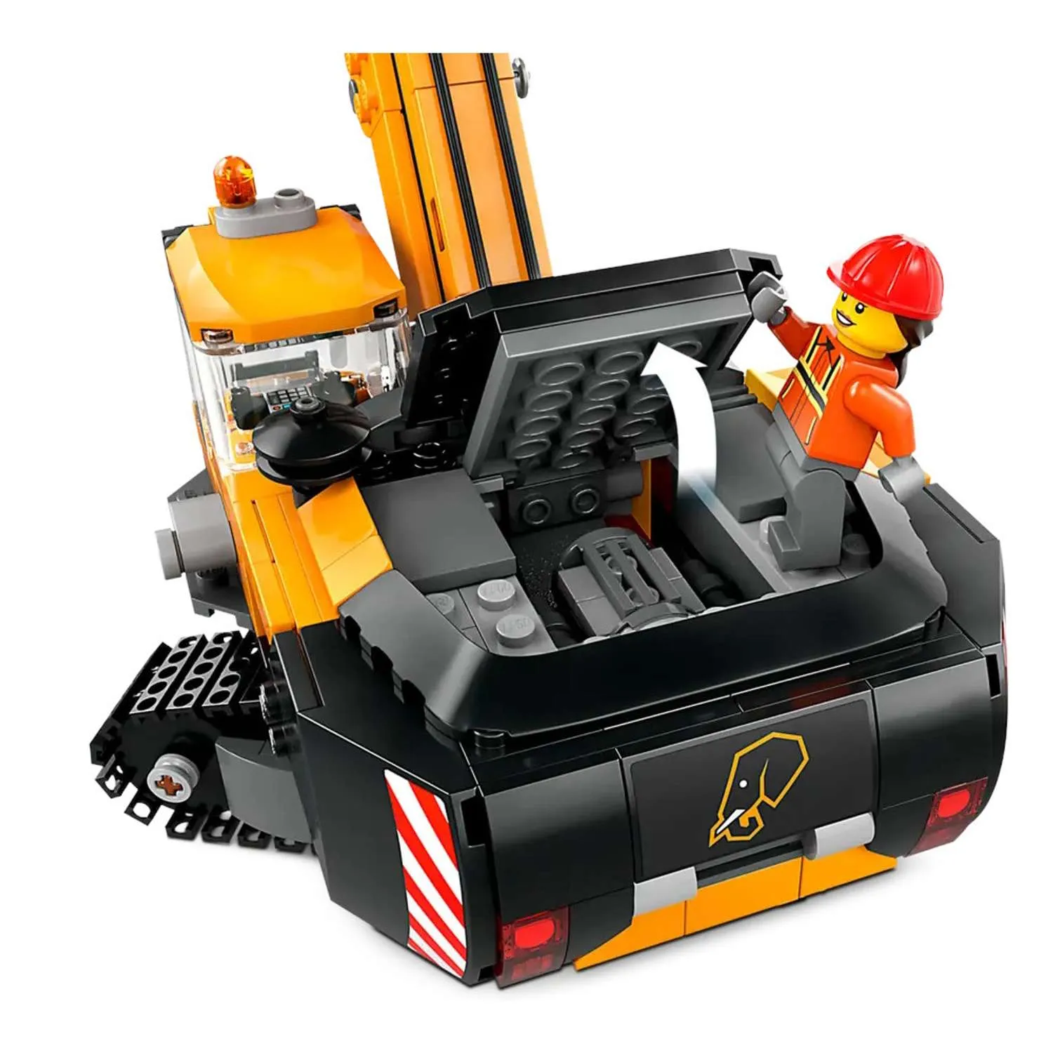 Конструктор LEGO City Желтый строительный экскаватор