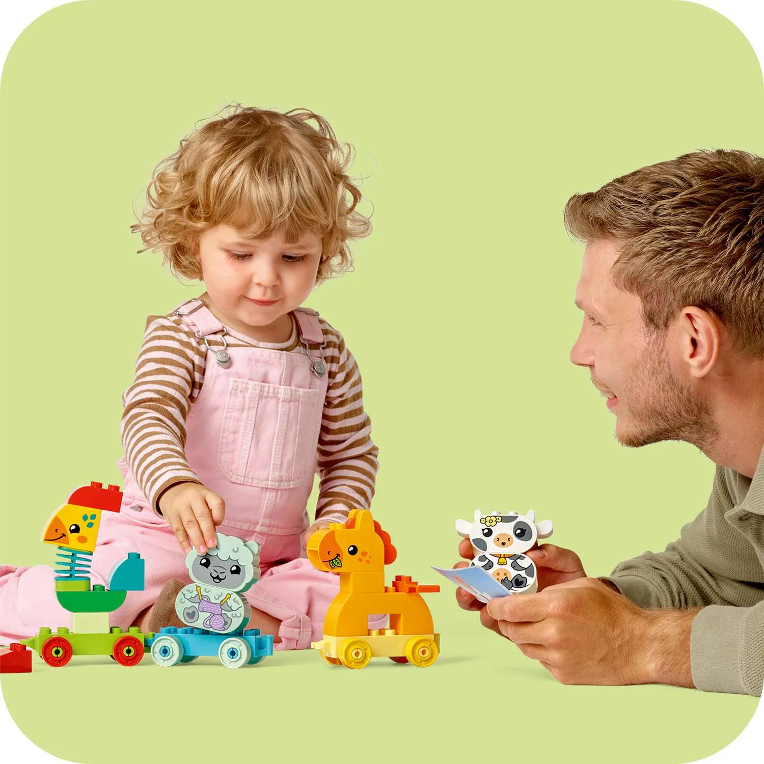 Конструктор LEGO DUPLO Поезд с животными