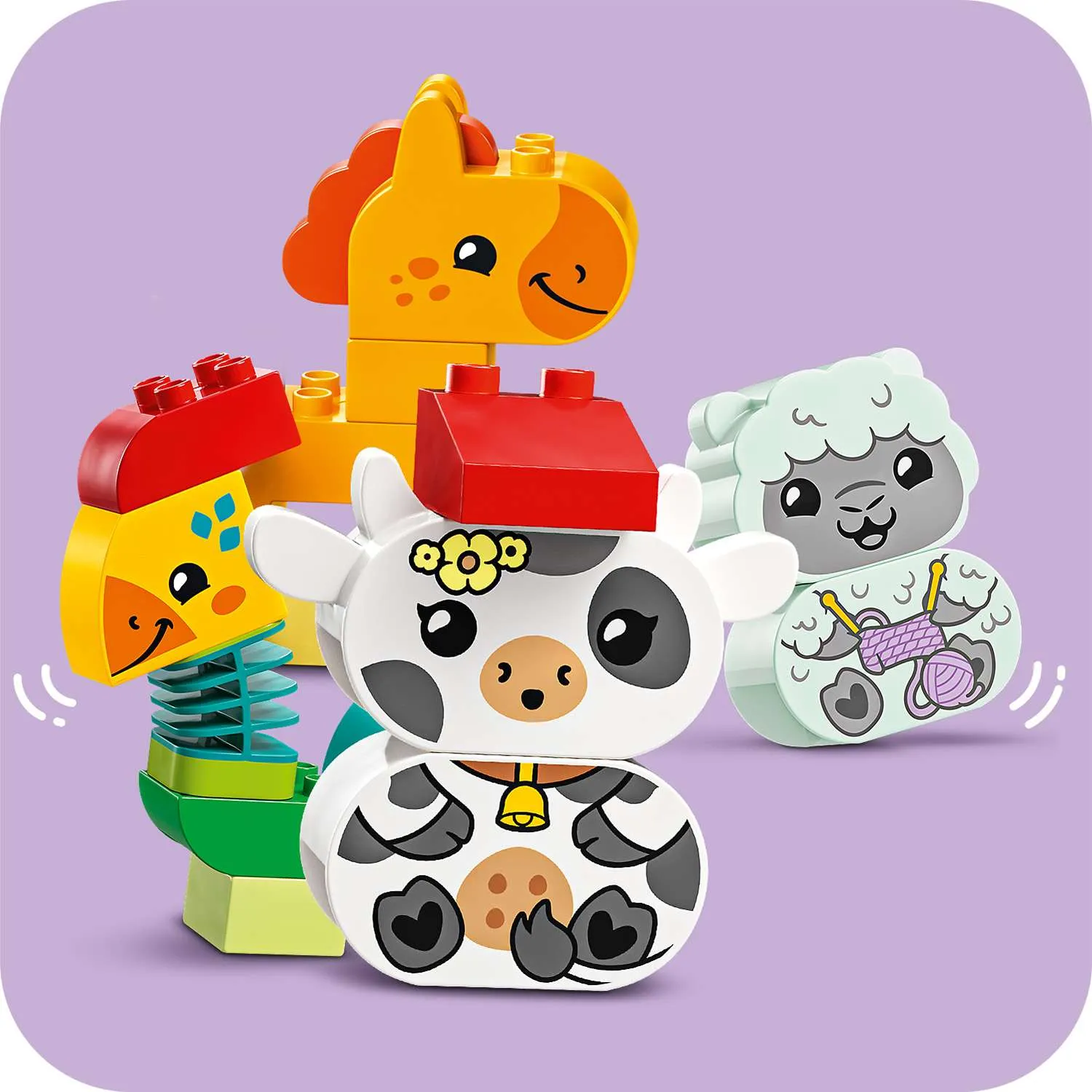Конструктор LEGO DUPLO Поезд с животными