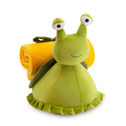 Мягкая игрушка Orange Toys Улитка с пледом 30 см