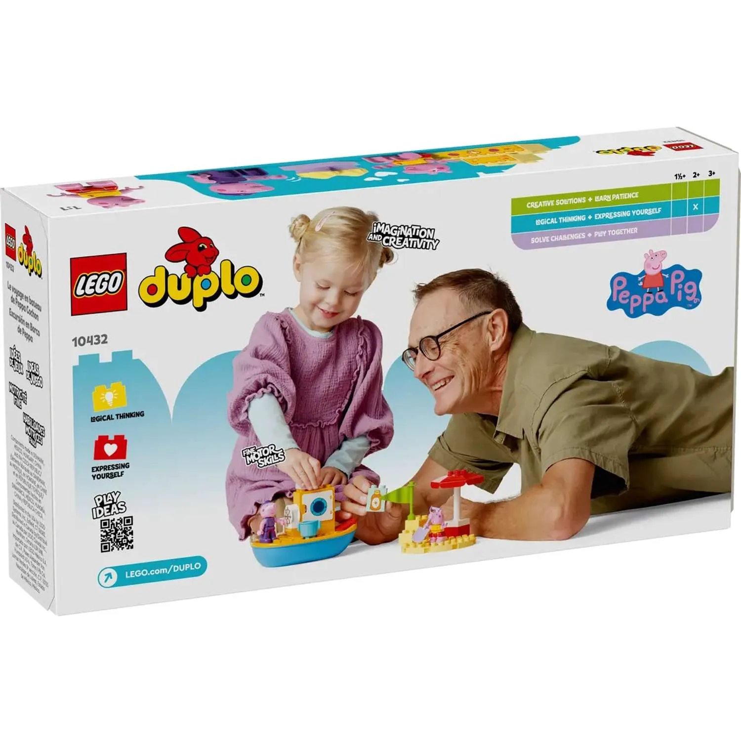 Конструктор LEGO Duplo Путешествие на лодке со Свинкой Пеппой