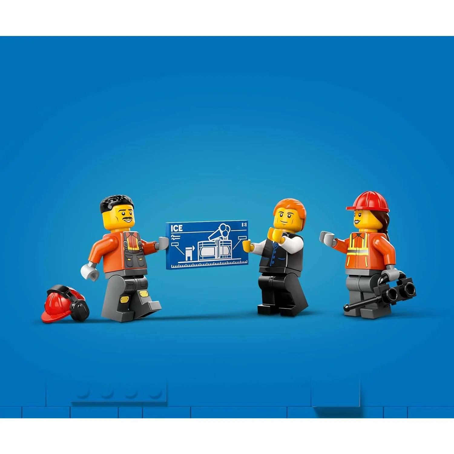 Конструктор LEGO City Желтый строительный экскаватор