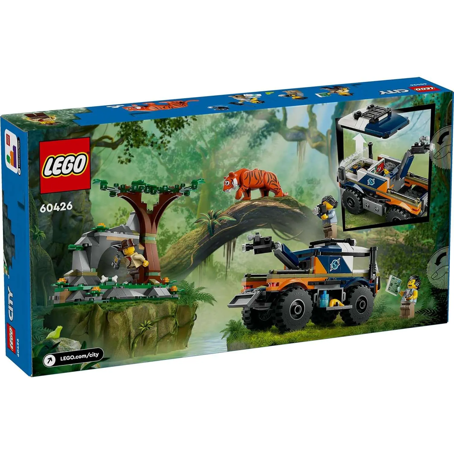 Конструктор LEGO City Вездеход исследователя джунглей