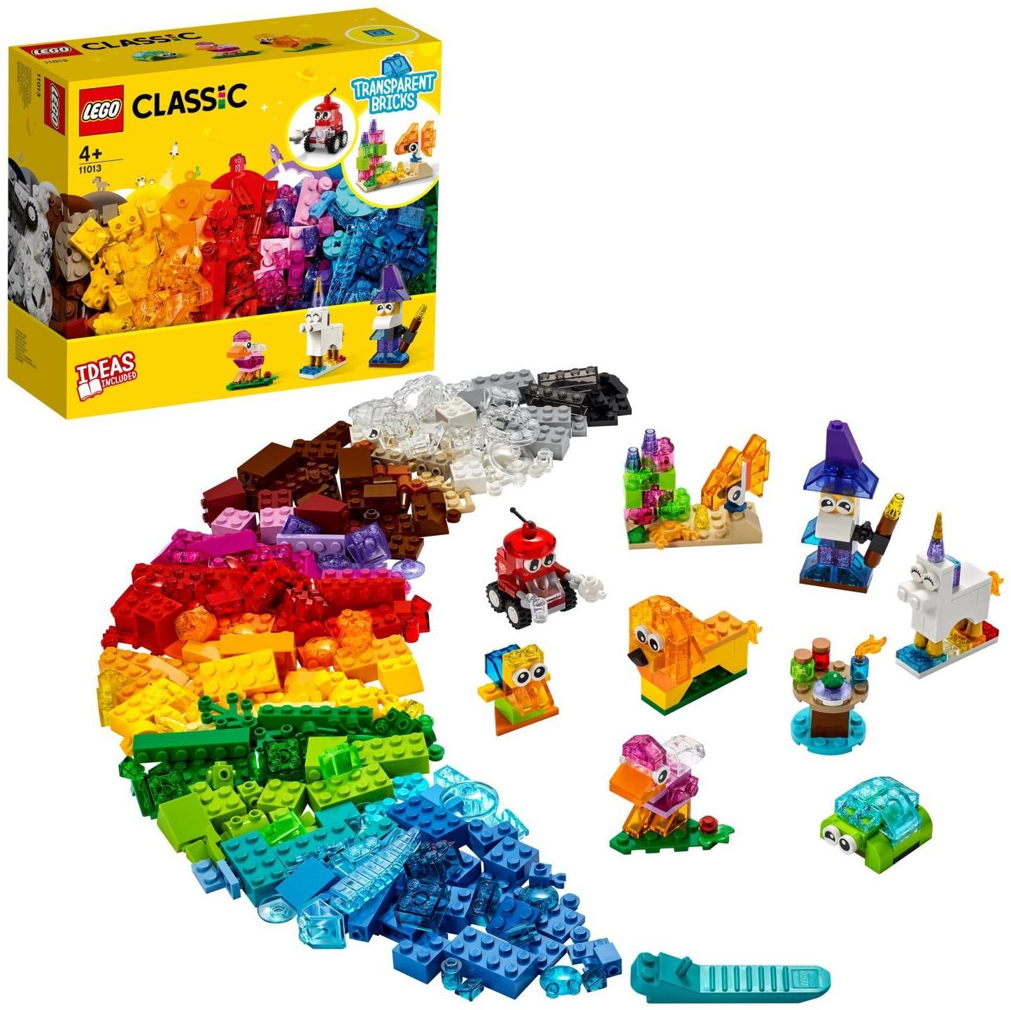Конструктор LEGO Classic Прозрачные кубики кор