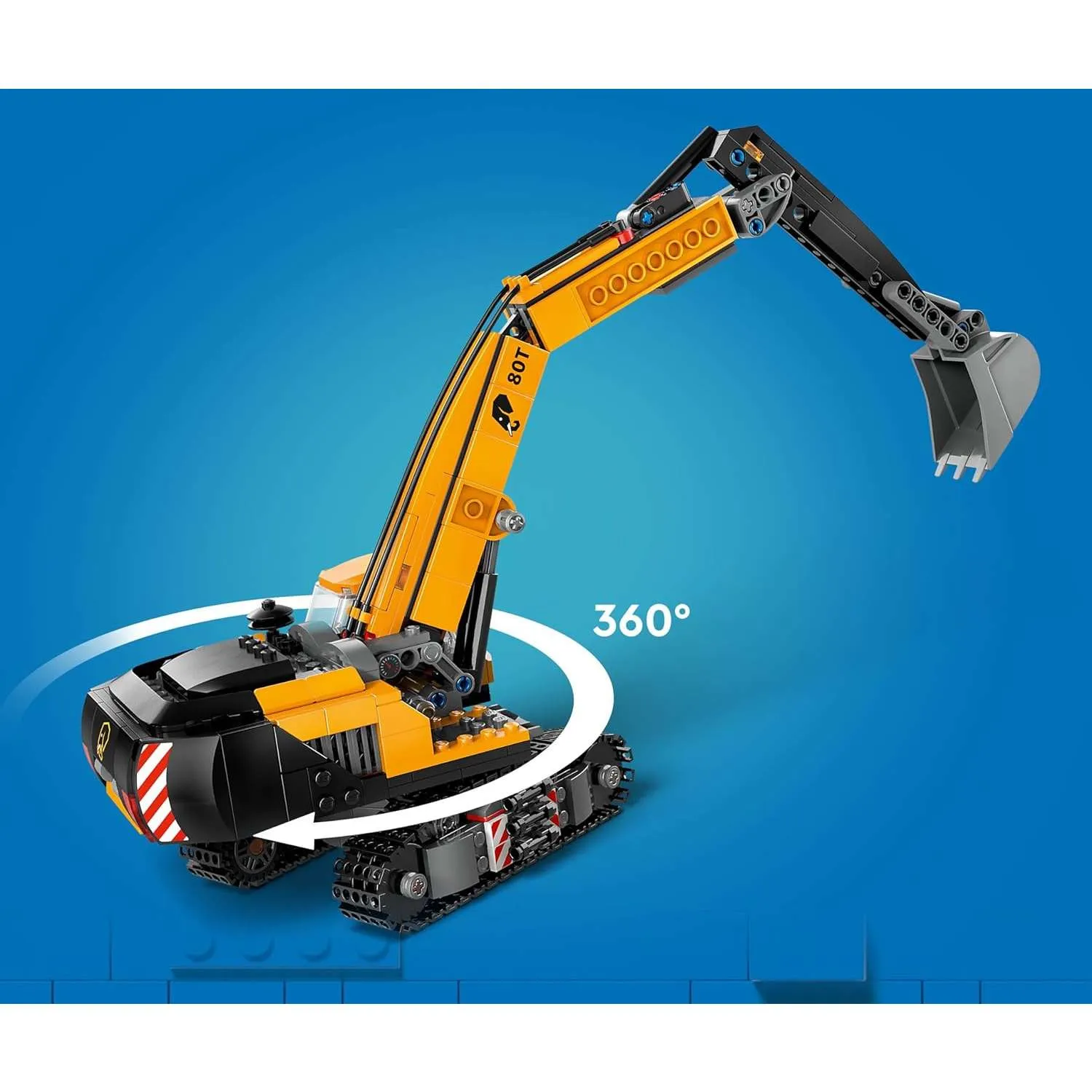 Конструктор LEGO City Желтый строительный экскаватор
