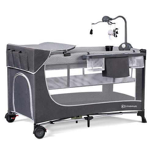 Кровать I типа Kinderkraft Leody Grey