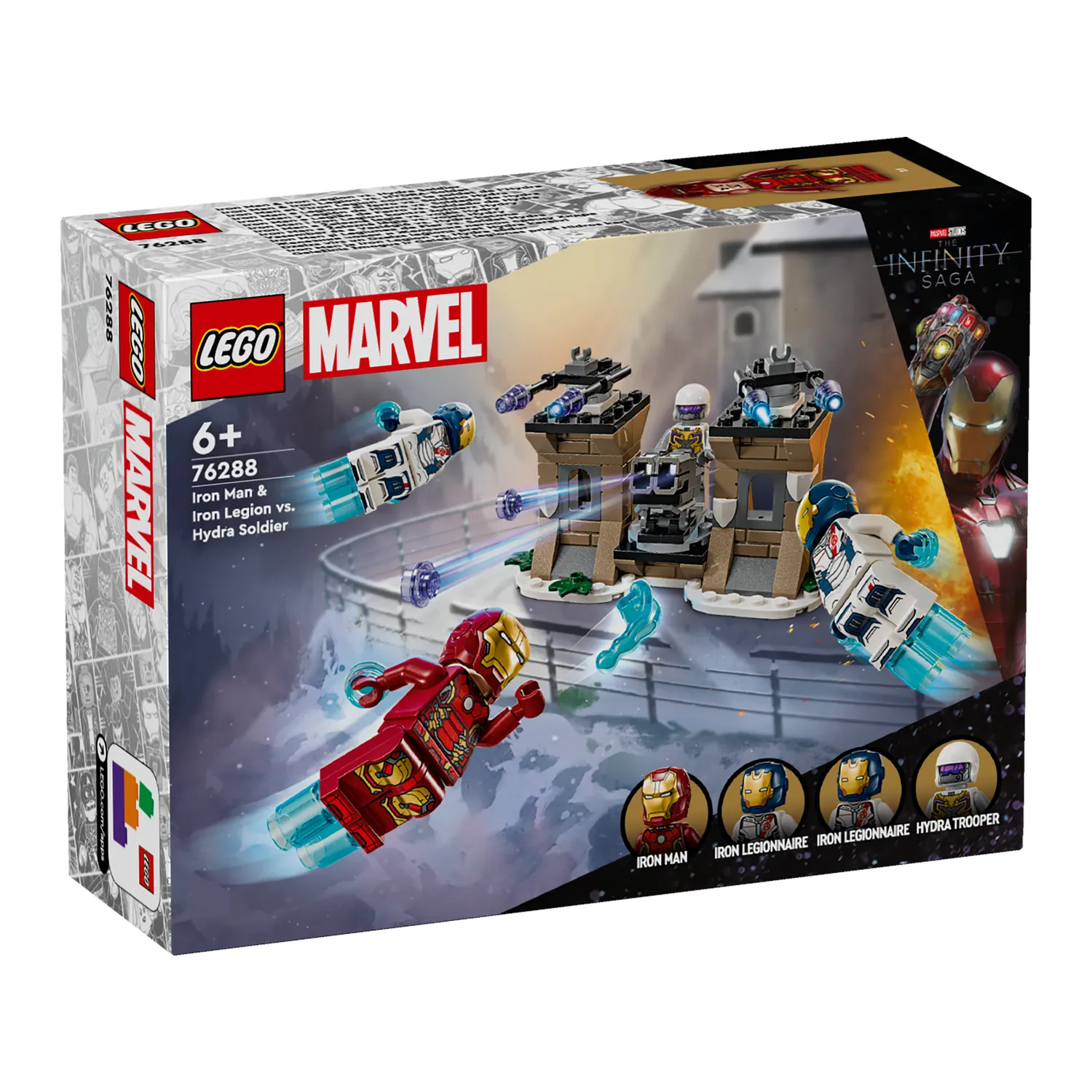 Конструктор LEGO Super heroes Железный Человек и Железный Легион против Солдата Гидры